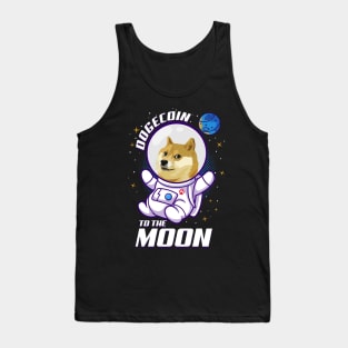 Dogecoin to the Moon Tank Top